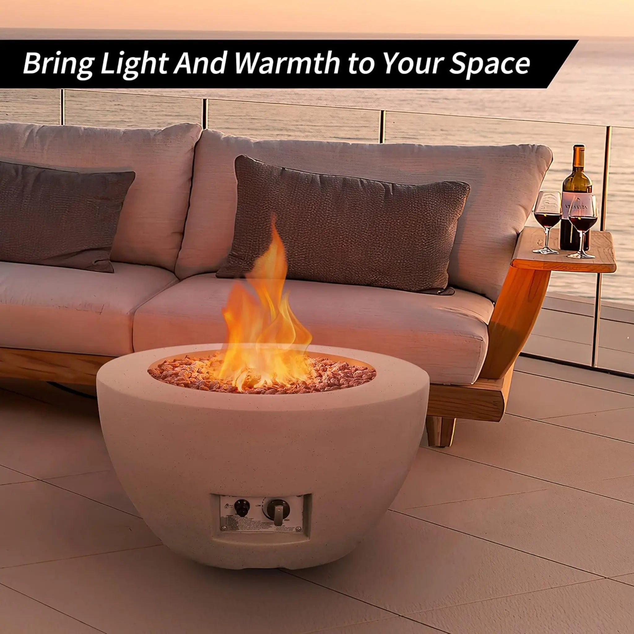 FerroGlow Precision Fire Bowl - Live Wise Industries